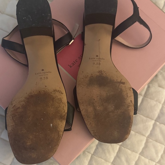 Kate Spade Black Bow Sandals - Picture 3 of 4